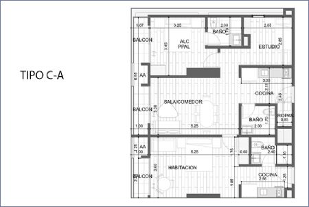 Imagen de Apartasuite Tipo C-A - Ambar Bio